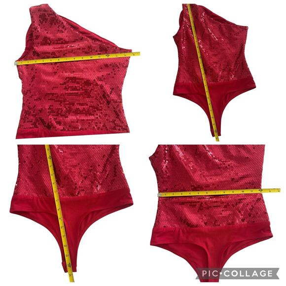 Lovers + Friends Moulin Bodysuit In Red Size XXS - Picture 15 of 15